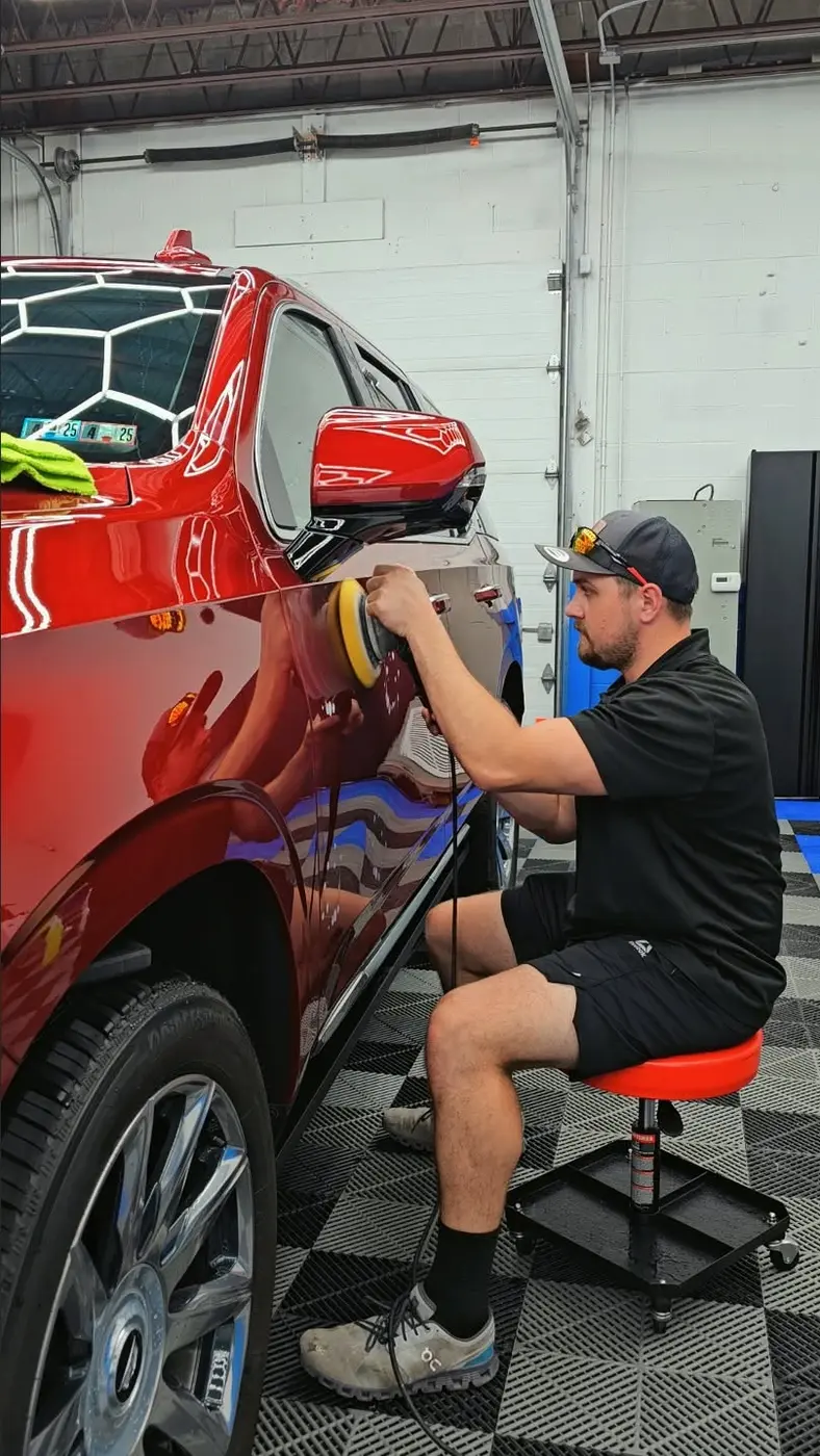Paint polishing and enhancement at Pristine Clean