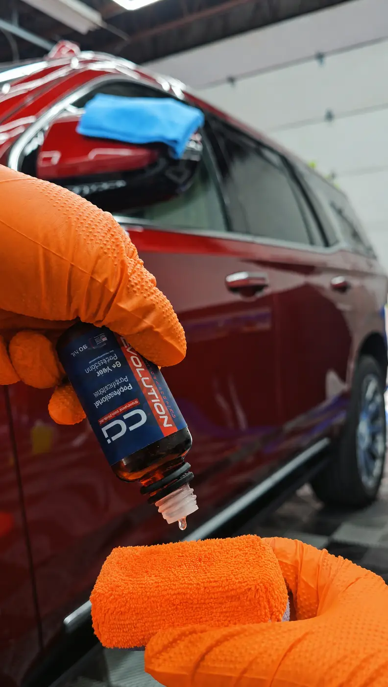 Ceramic coating protection process at Pristine Clean