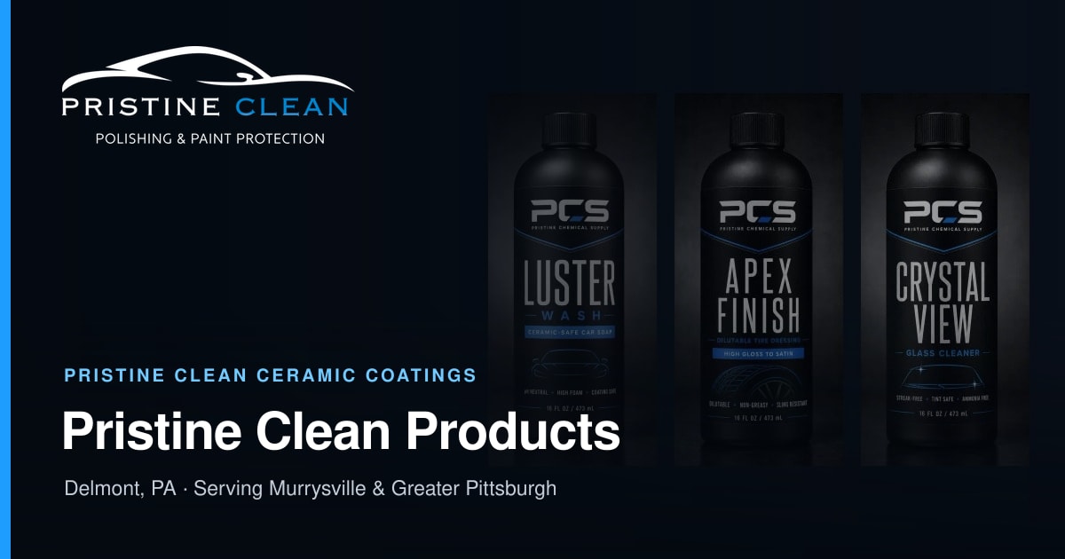 PCS Luster Wash ceramic-safe car soap bottle